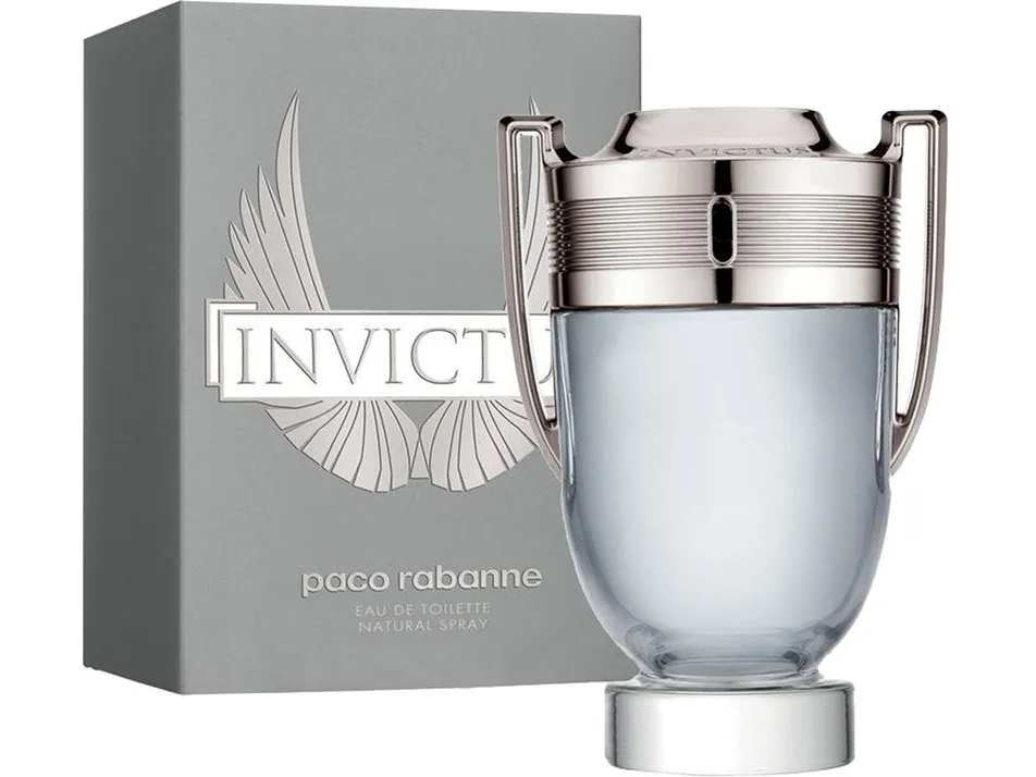 PERFUME HOMBRE "INVICTUS CLASICO" CAJA GRIS CON ALAS 100ML -COD.: 2616