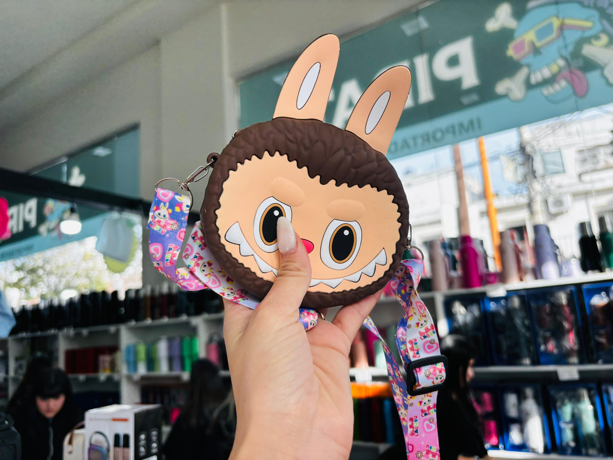 CARTERITAS DE GOMA "LABUBU" - COD.: 1950