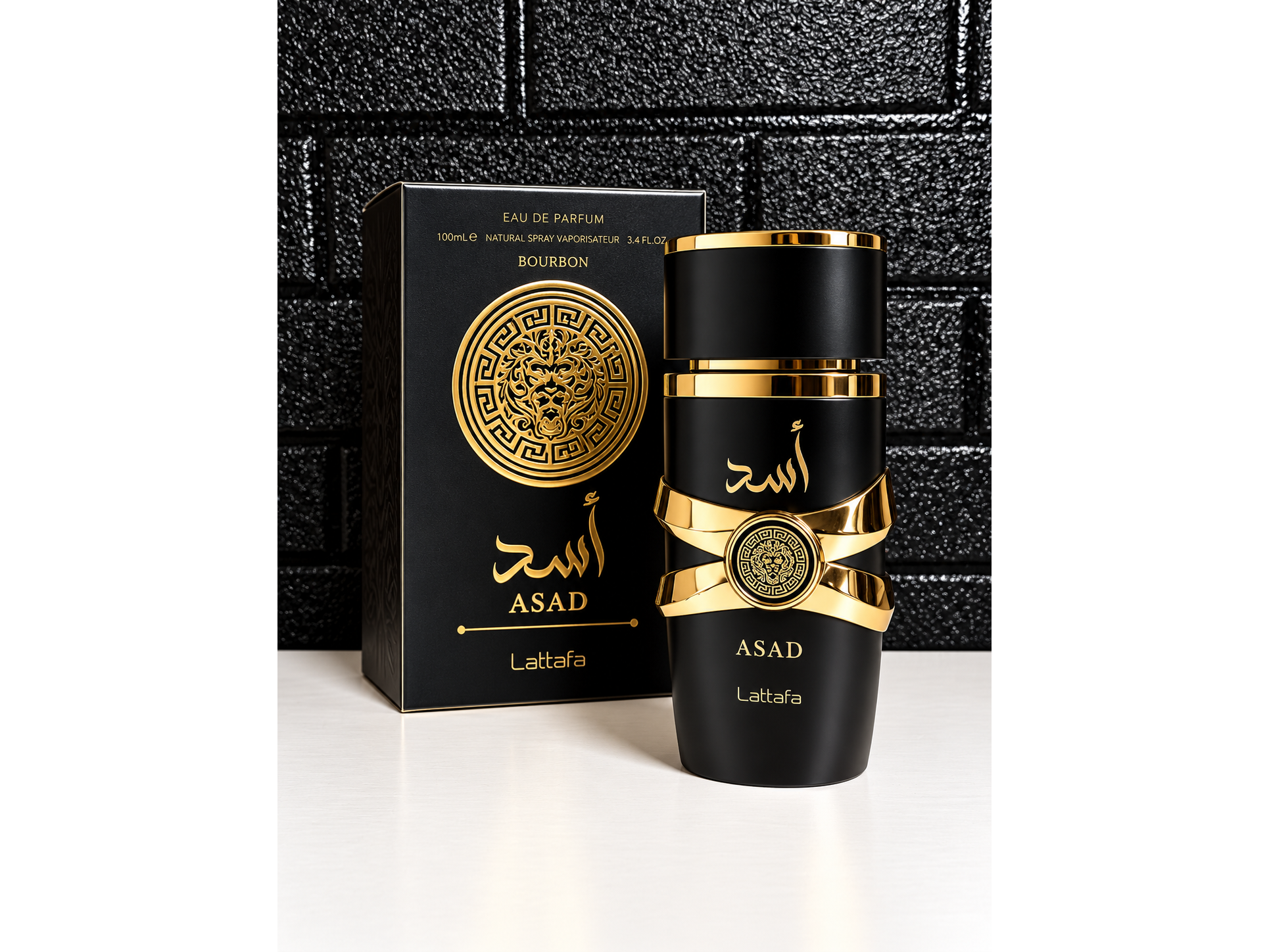 PERFUME DE HOMBRE  "ASAD" LATTAFA CAJA NEGRA - COD.: 1435
