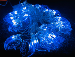 GUIRNALDA DE MEDIA LUNA Y ESTRELLAS "BLANCAS" "LN-108" -COD.: 2326