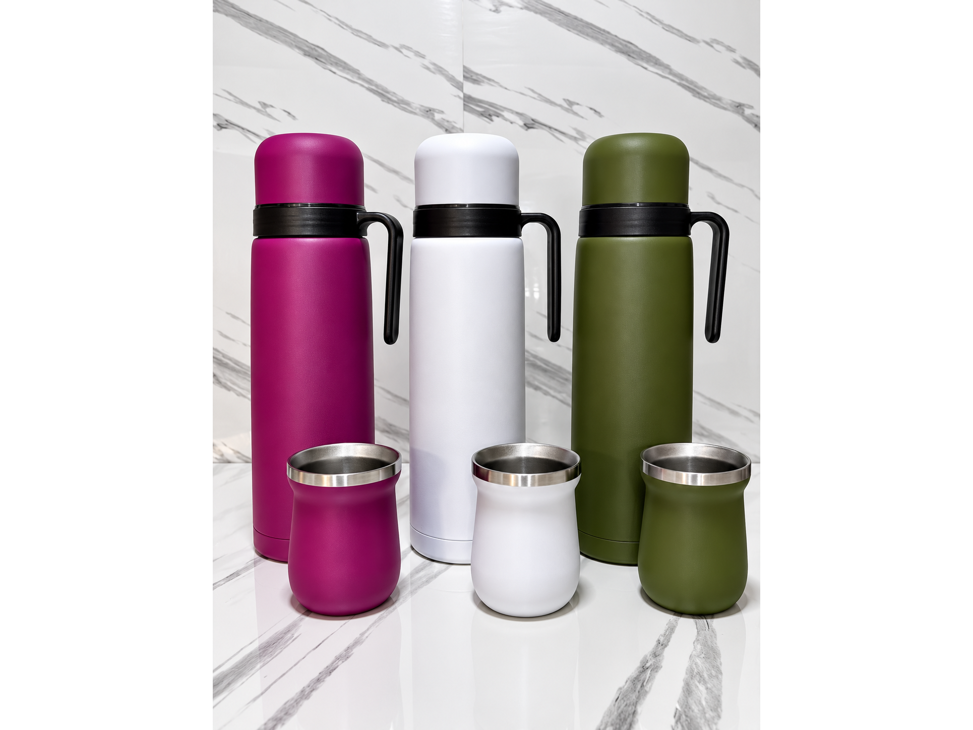 COMBO TERMO 1/2 MANIJA, MATE Y BOMBILLA DE REGALO - COD.: 848