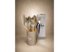 SET DE UTENCILLOS SILICONA CON MANGO DE MADERA x 12pcs. - COD.:890