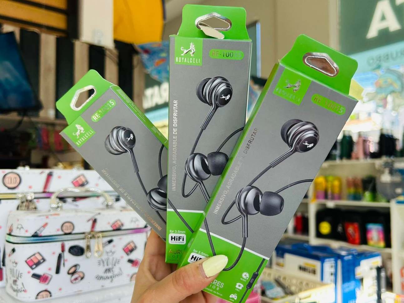 AURICULARES "ROYALCELL" RE-10015  - COD.: 2226