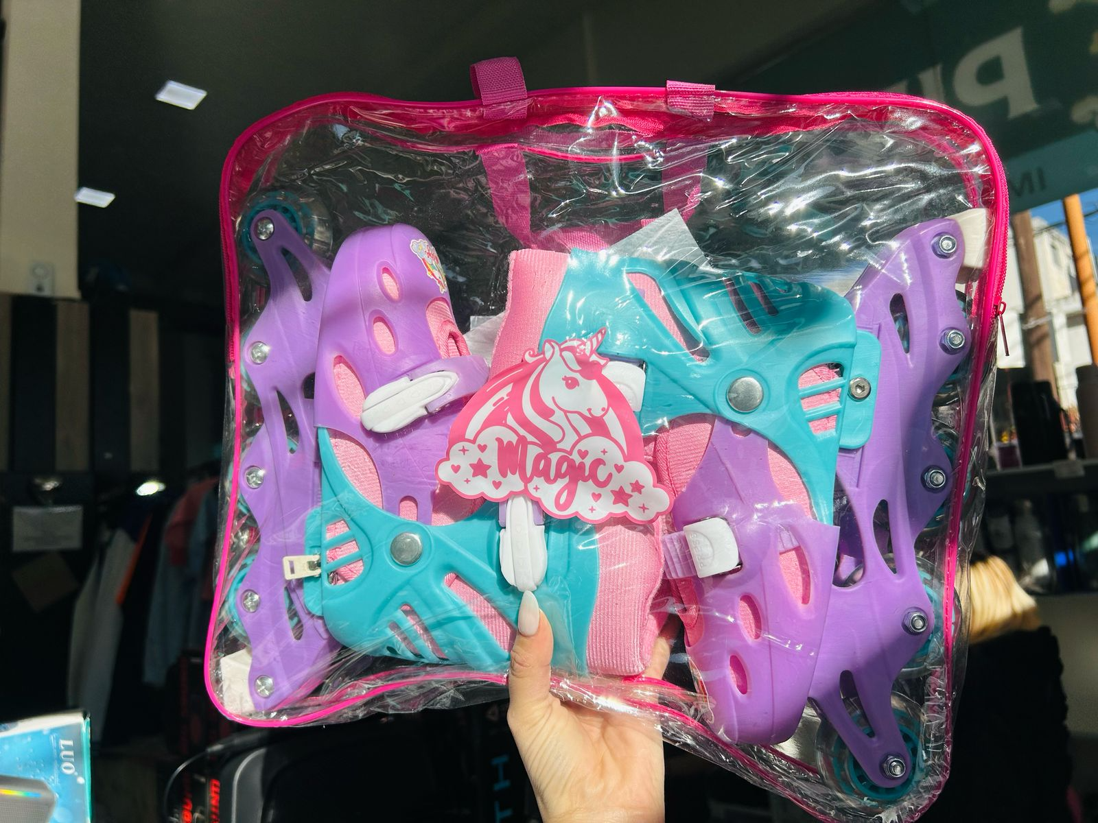 ROLLERS EN BOLSA PLASTICA UNICORNIO "MAGIC" - COD.: 1948