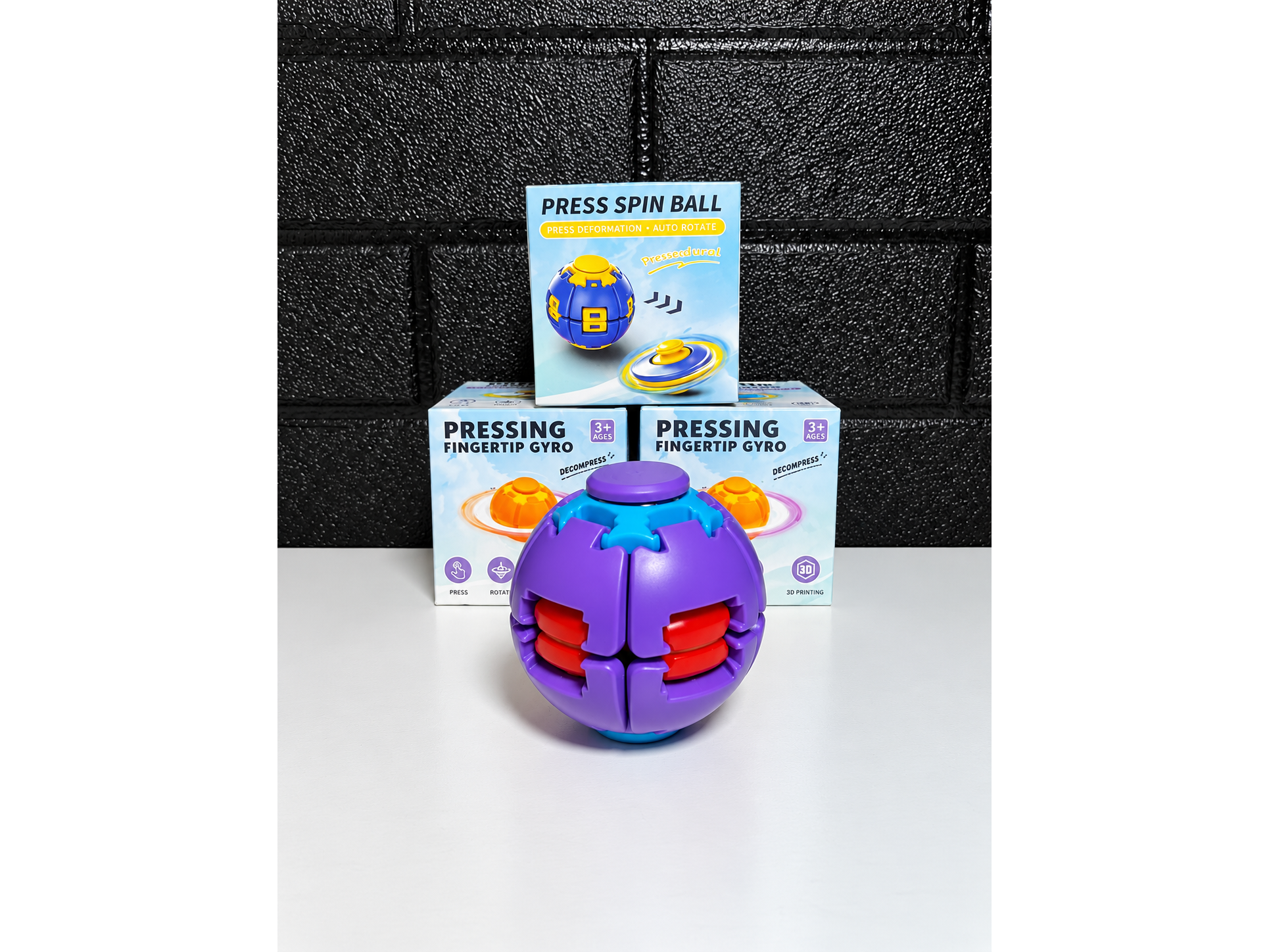 PELOTA ANTI ESTRES COLORES COD:3058