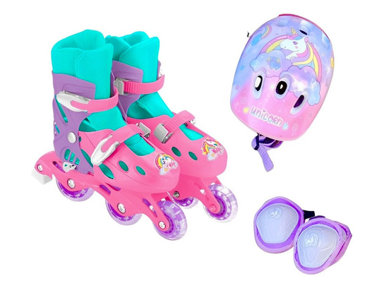 ROLLERS "TINY  Y FROZEN " CON CASCO Y PROTECCION CAJA O BOLSO   - COD.: 1134