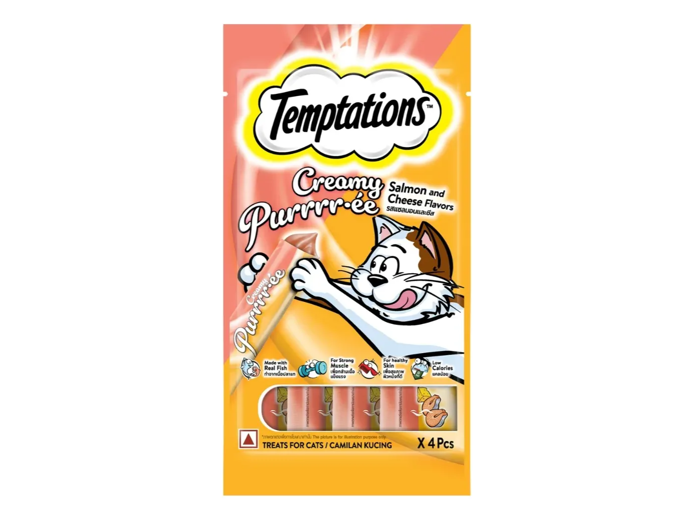 Creamy Temtepshions Gato x4 pcs