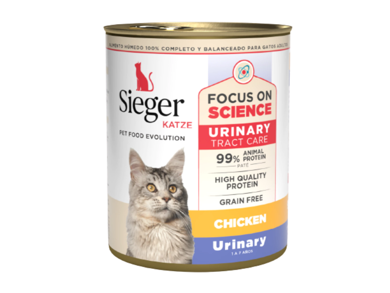 SIEGER KATZE LATA URINARY POLLO