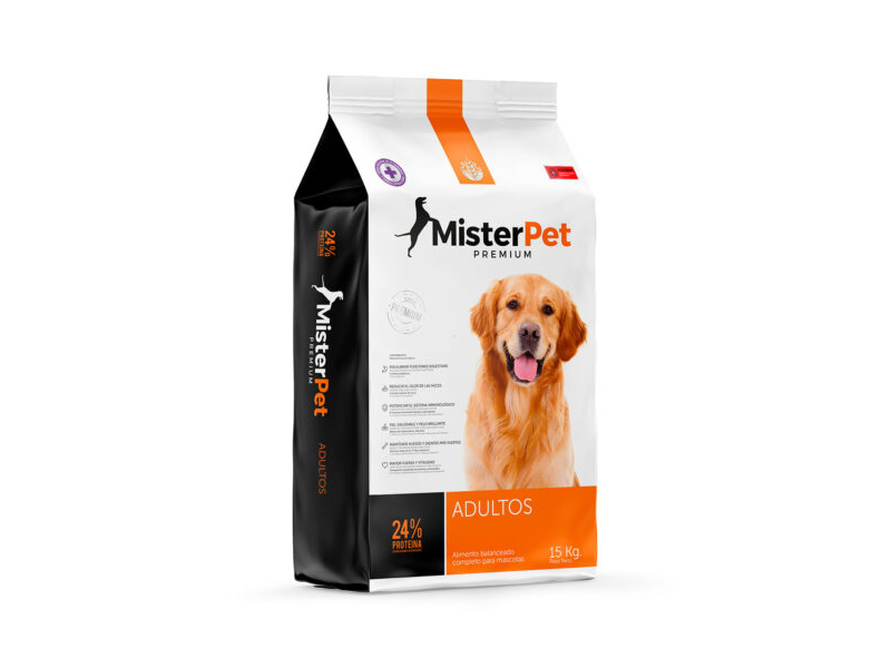 Mister pet Adulto Mediano y Grande x20kg