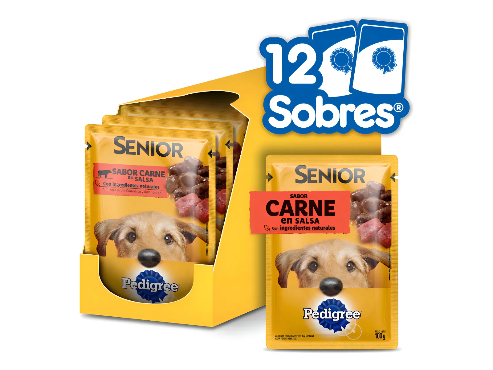 Caja de Pouch Pedigree x12und.