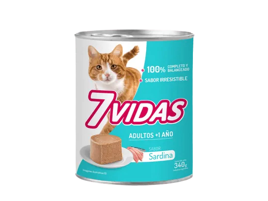 7 Vidas Lata  Gato 340g