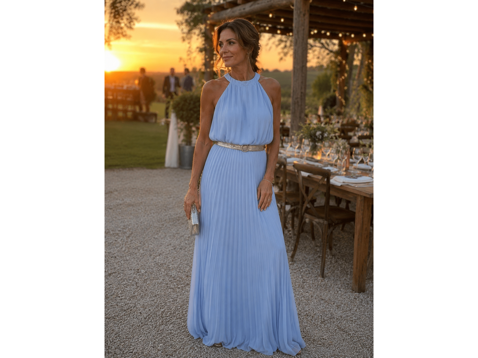 Vestido plizado