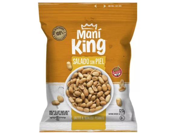 MANÍ KING SALADO SIN PIEL