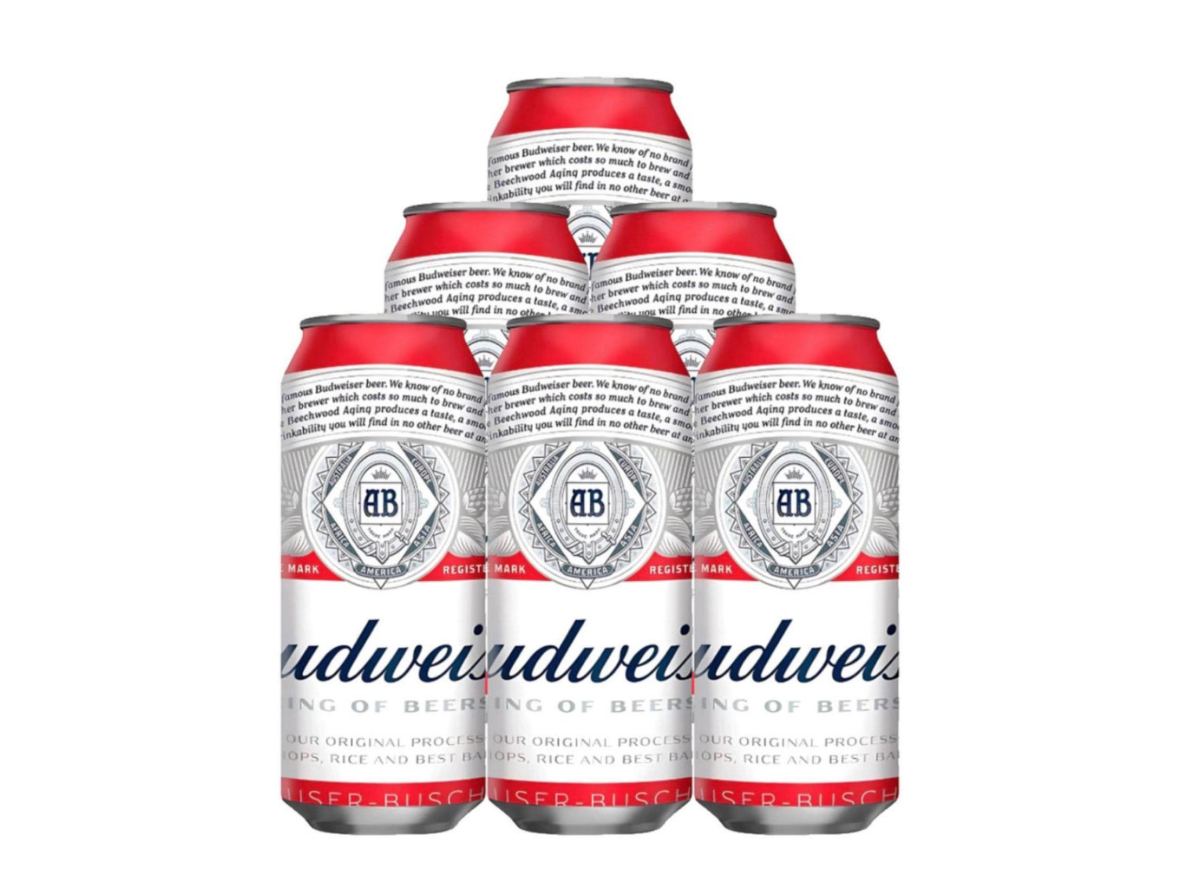 LATA DE CERVEZA BUDWEISER X 473 ML