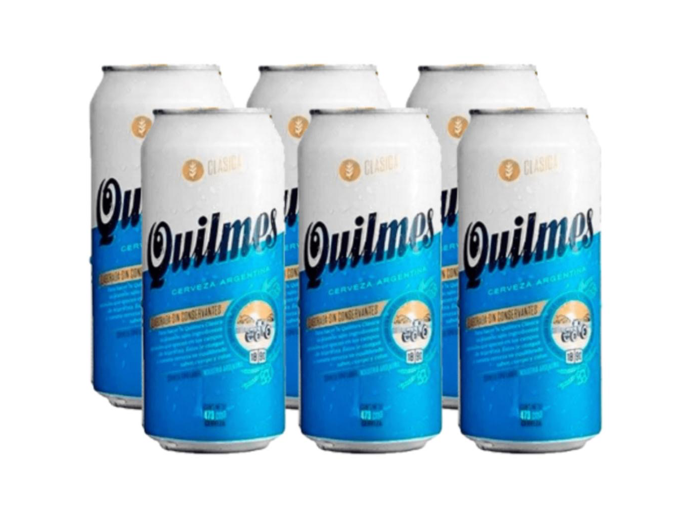 LATA DE CERVEZA QUILMES X 473 ML