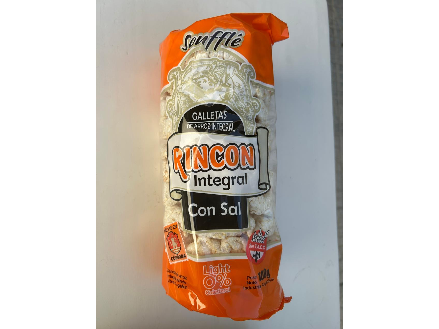 DISCOS DE ARROZ CON SAL