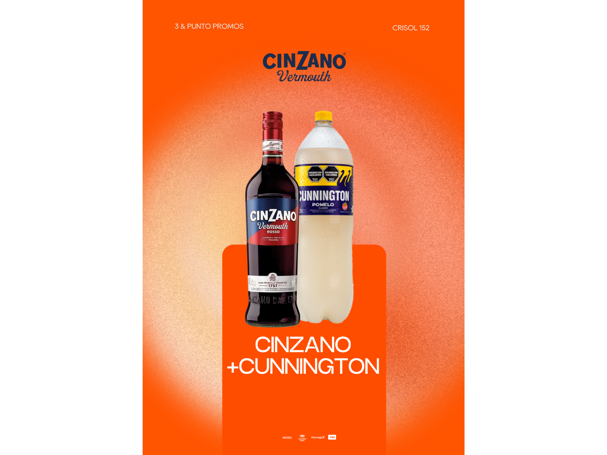 CINZANO + GASEOSA
