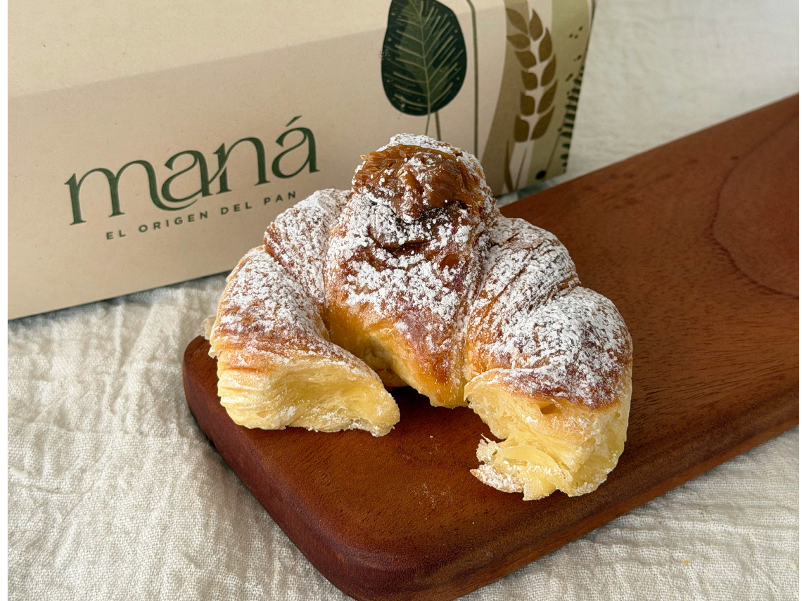 Medialuna de dulce de leche