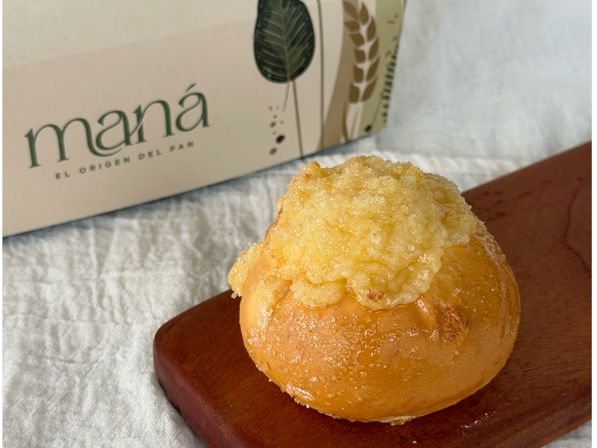 Pan de leche con crema
