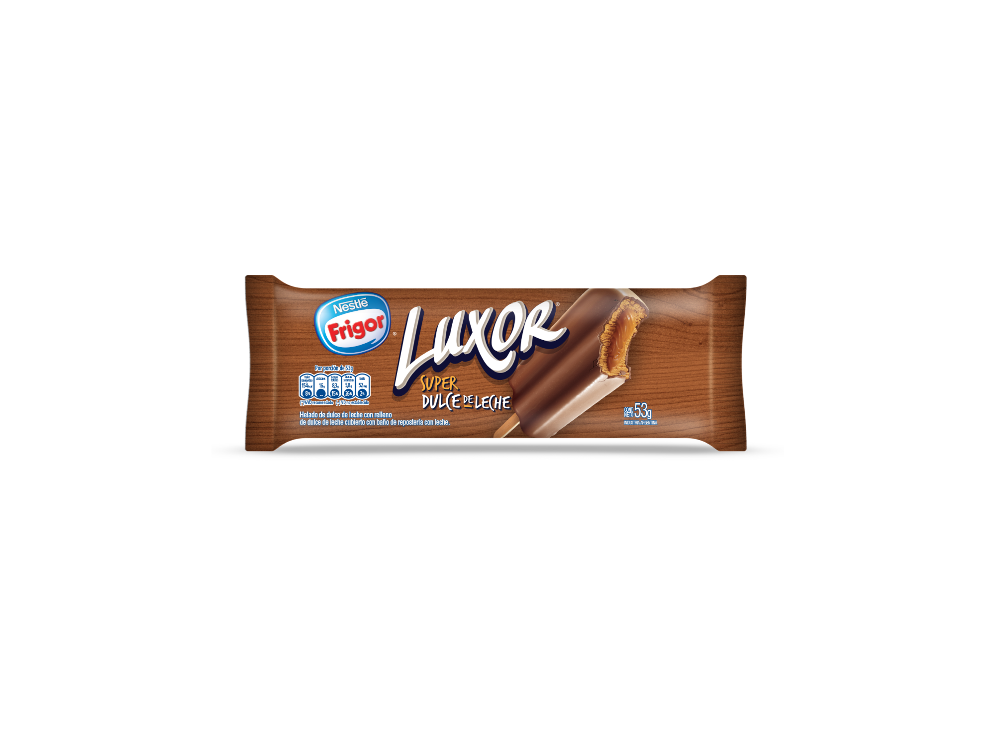 FRIGOR  LUXOR DULCE DE LECHEX53G