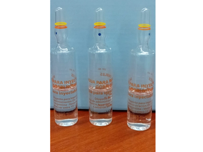 Agua Estéril para inyectables GOBBI NOVAG x 10ml