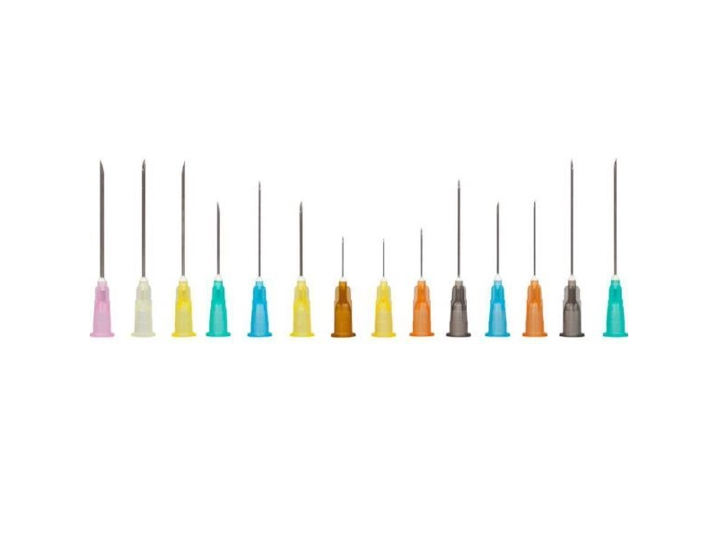 Aguja Descartable esteril 50/8 - 21g x 2 Ind China Economica x 100u