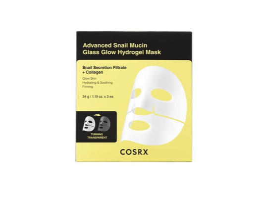 Advanced Snail Mucin Glass Glow Hydrogel Mask - Mascarilla de Hidrogel Iluminadora 34g