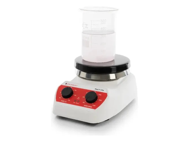 Agitador magnético con calefacción x 10 litros. Marca Dauerhaft, modelo Mag D-320a