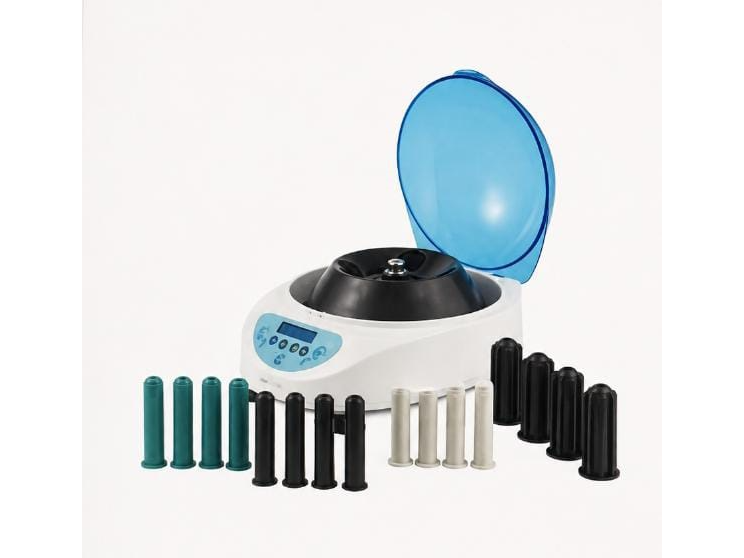 Centrífuga de mesa sin escobillas, p/ 4 tubos falcon de 50 y 15 ml y reductores hasta 1.5 ml. Marca Numak, modelo F450