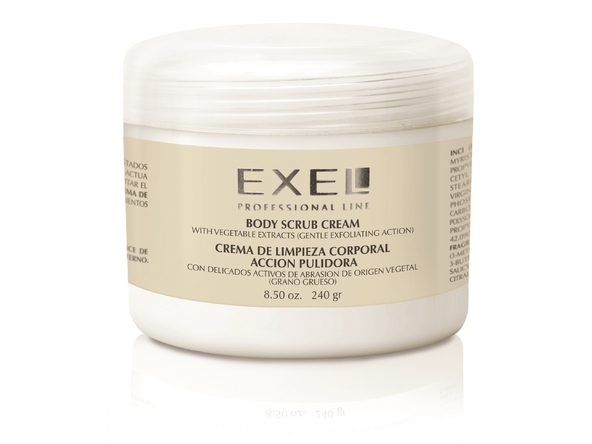 Body Scrub Cream – Crema de Limpieza Corporal Pulidora Grano Grueso 240ml