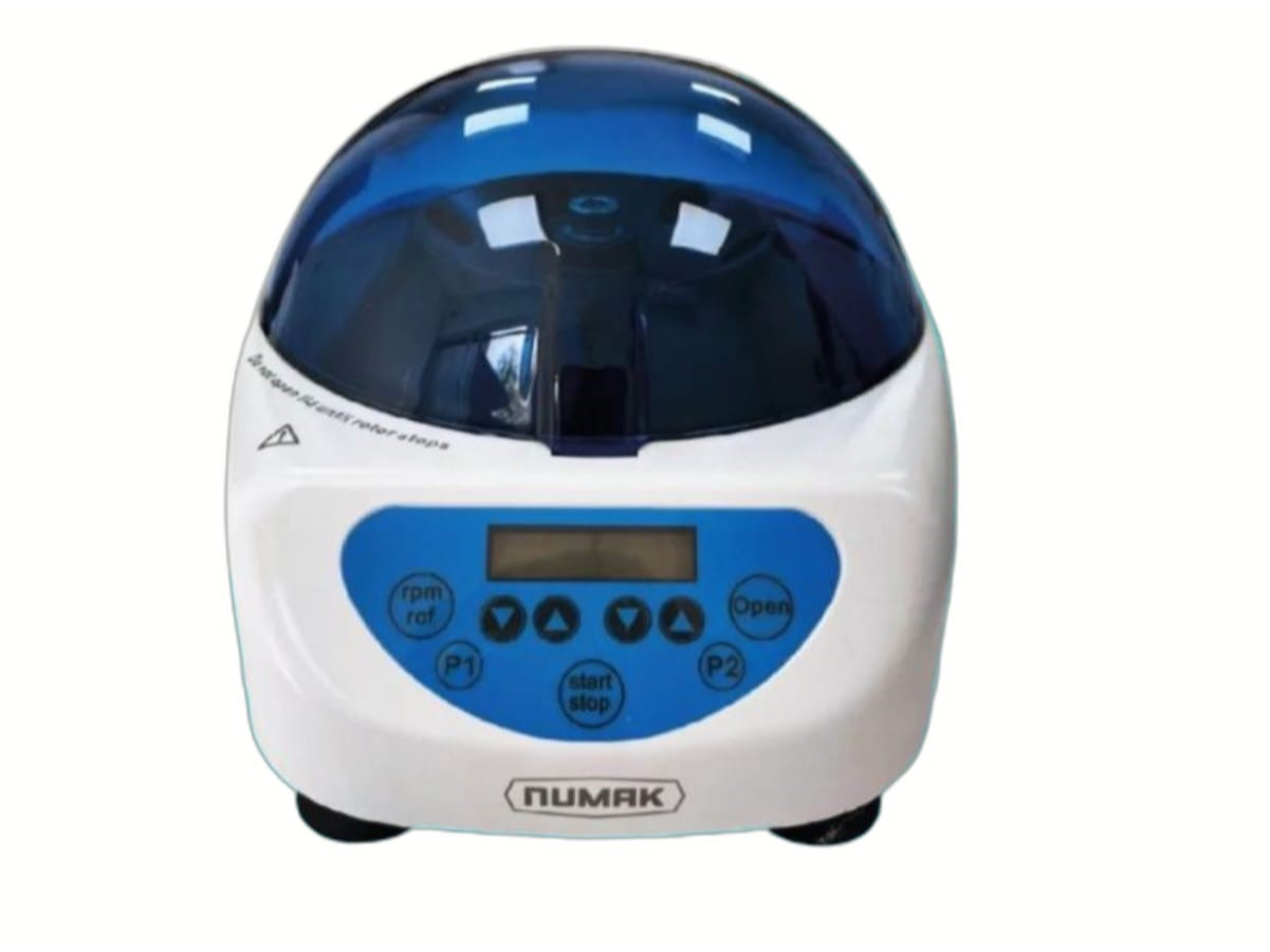 Centrifuga Mini Portatil Digital 6 tubos libre de mantenimiento