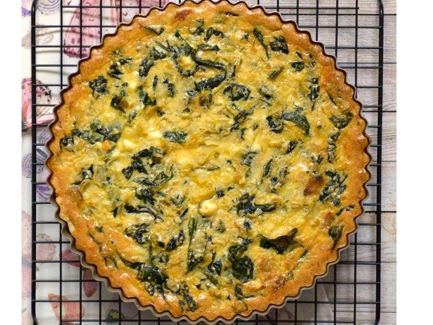 Tarta de pollo y puerro de Al vacío comida saludable