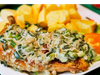 Suprema con salsa de verdeo
