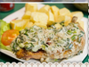 Pata y muslo con salsa de puerro