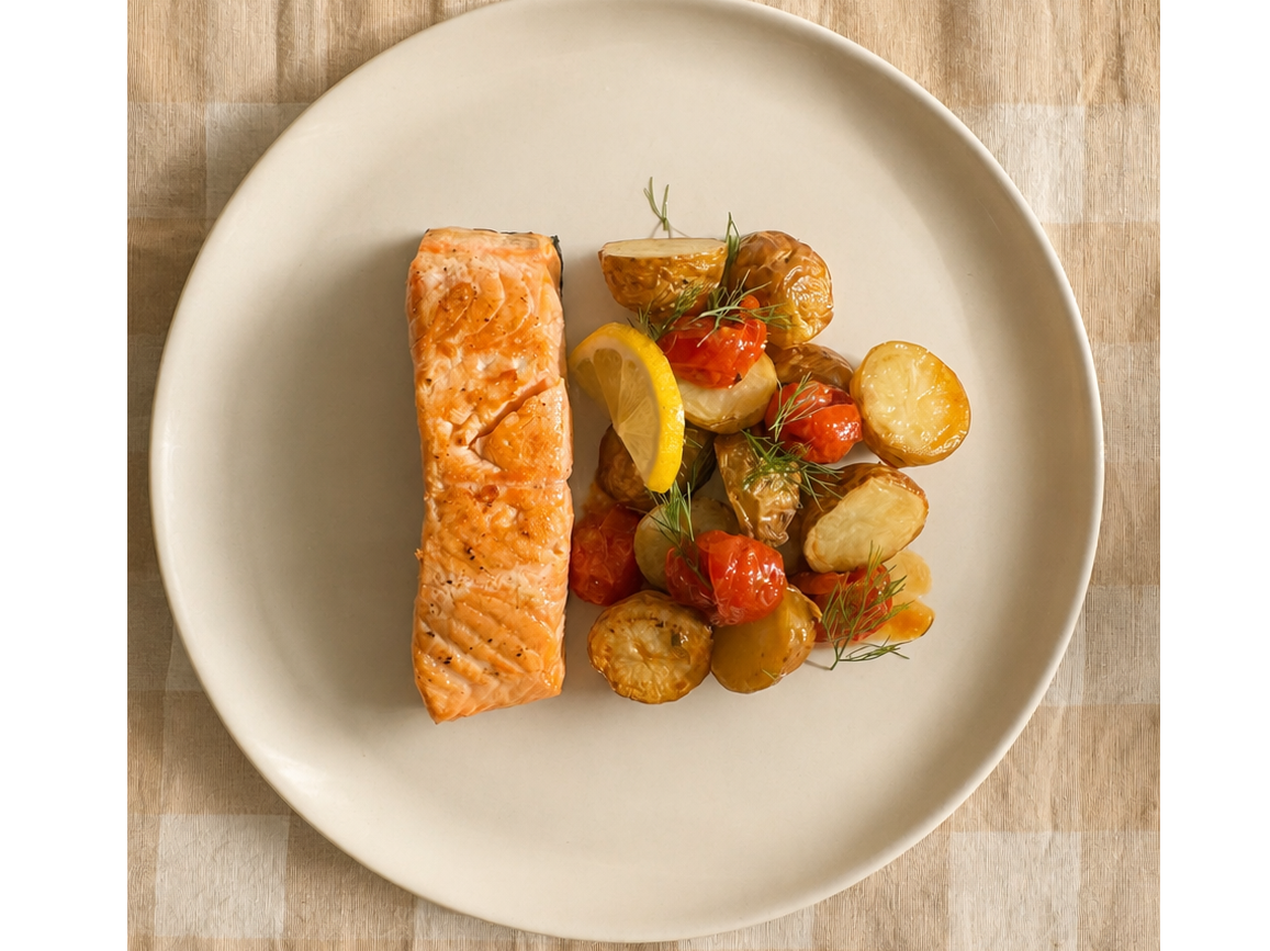 Salmon grillado