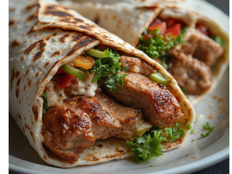 Wrap de cerdo