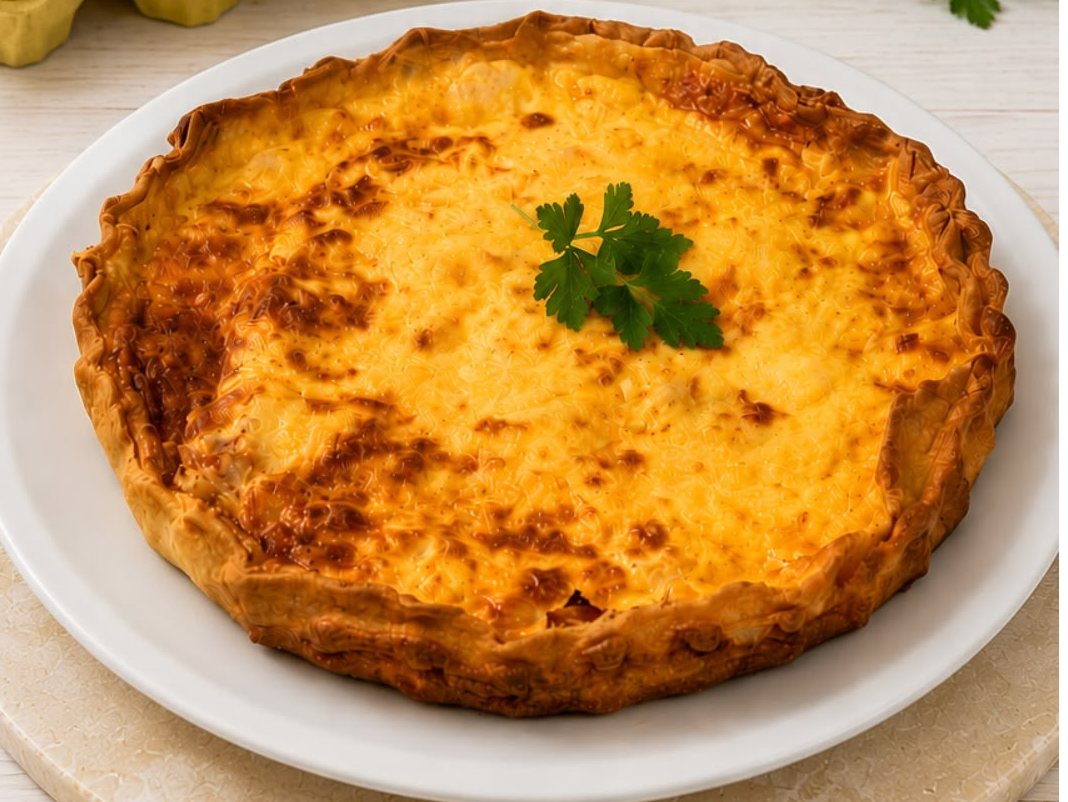 Tarta de calabaza y muzzarella