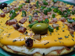 Cheddar y Panceta 4 porciones