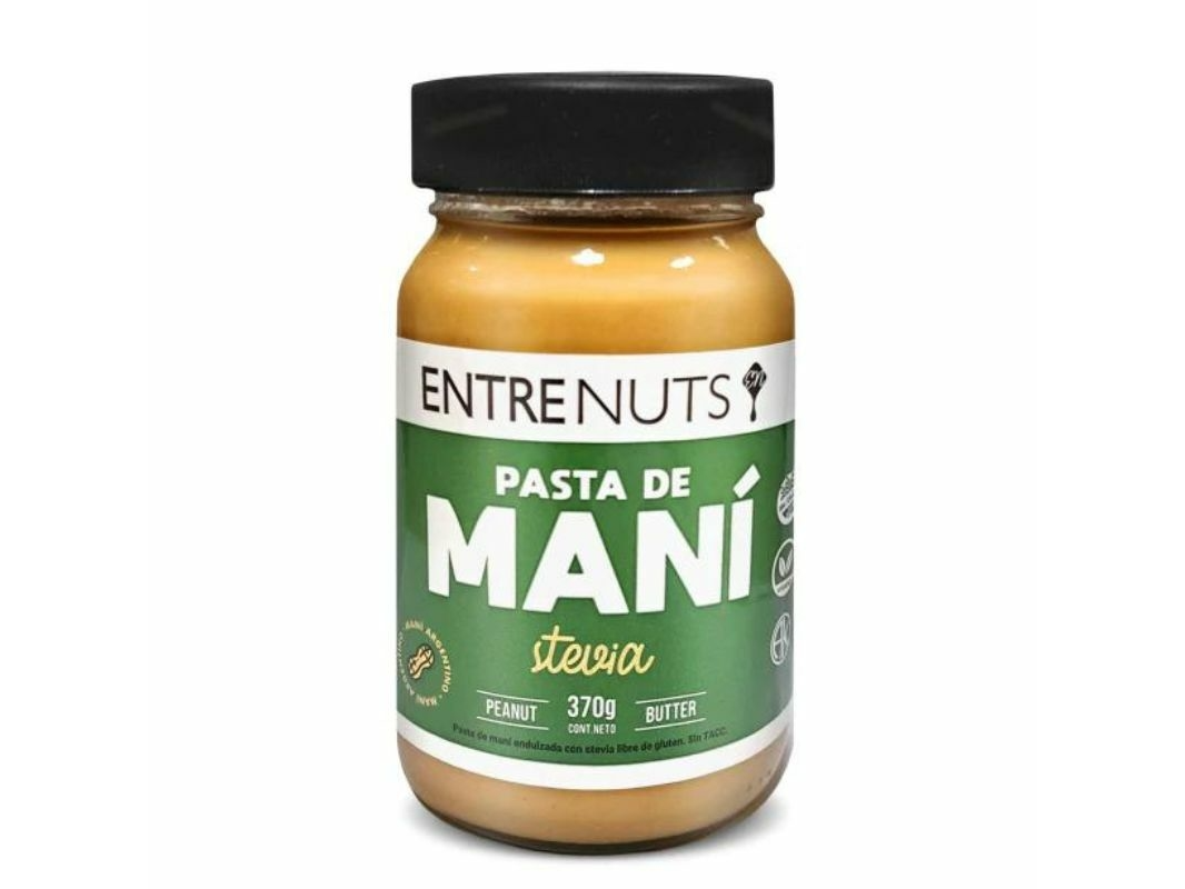 Pasta de maní  STEVIA. Sin tacc- Entrenuts