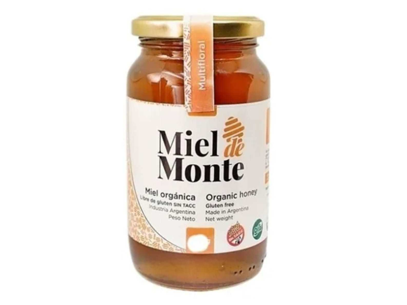 Miel orgánica MULTIFLORAL sin tacc