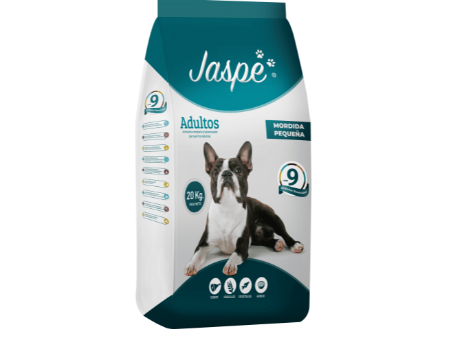 Jaspe adulto mordida pequeña x 20 KG