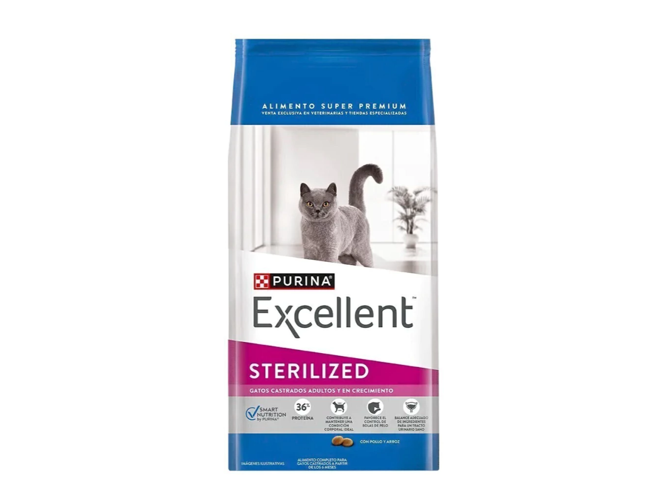 Excellent gato sterilized x 7.5KG