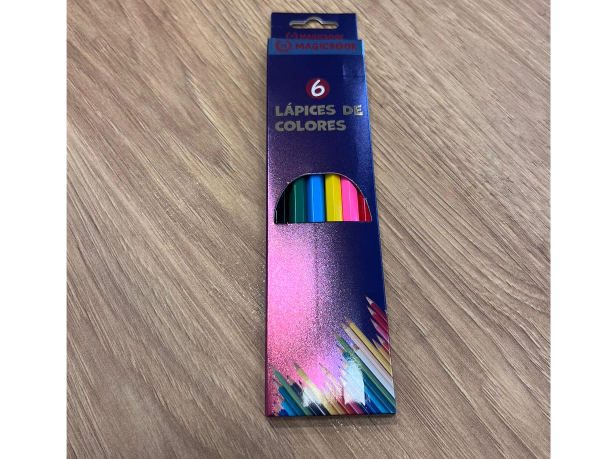 LÁPIZ COLOR X6 LARGO