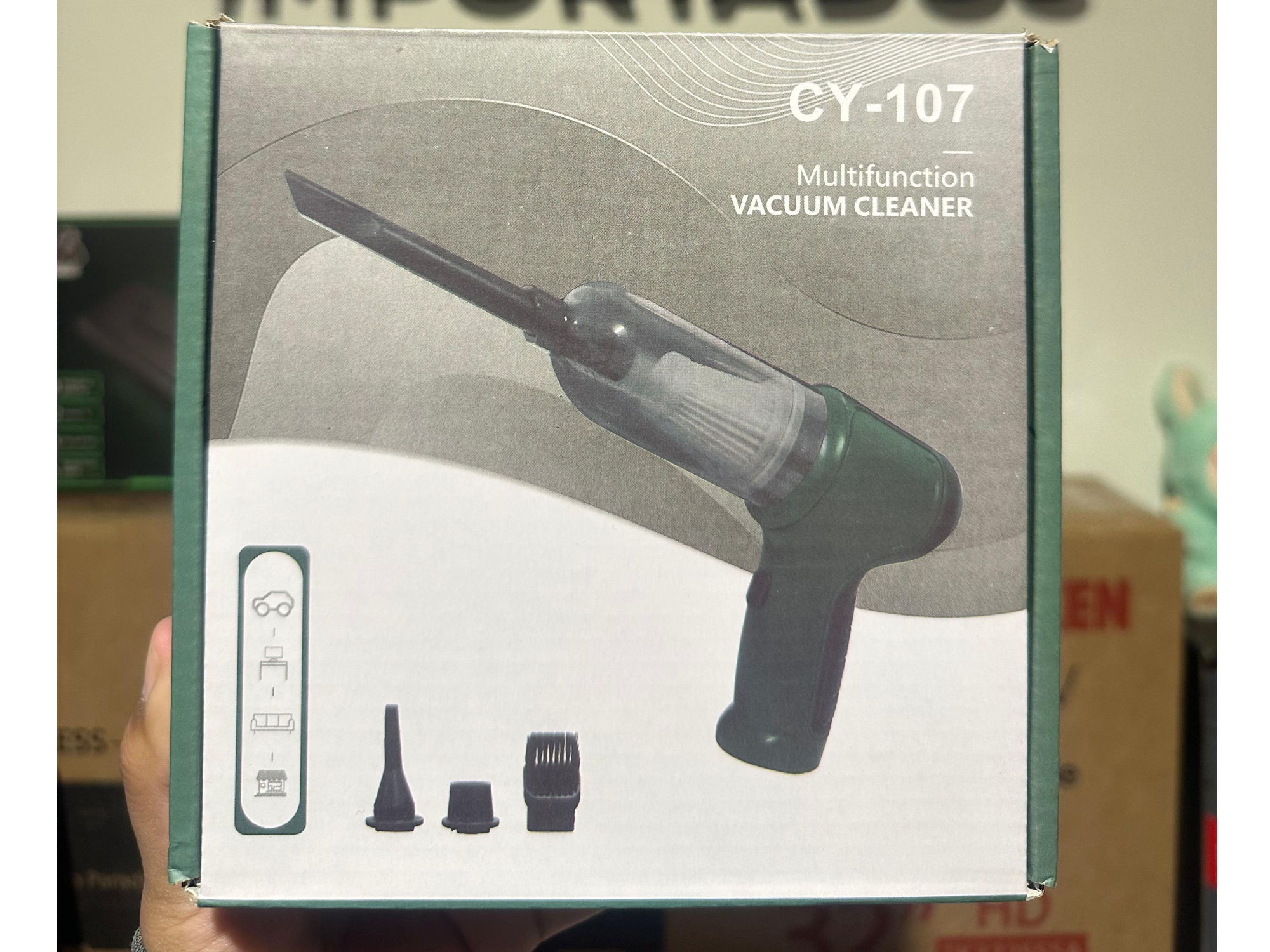 ASPIRADORA DE AUTO PORTATIL CY-107