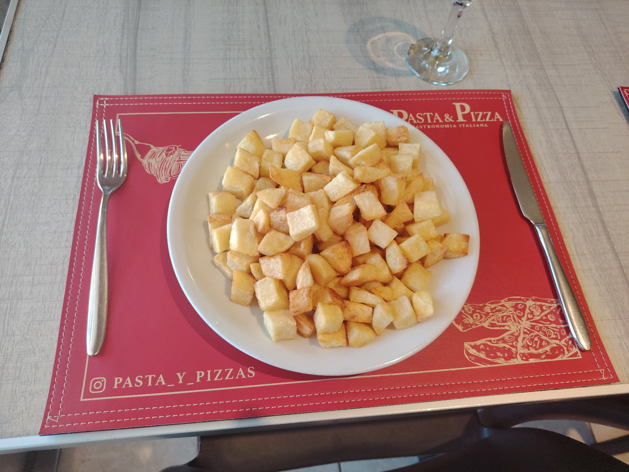 Papas fritas de la Casa