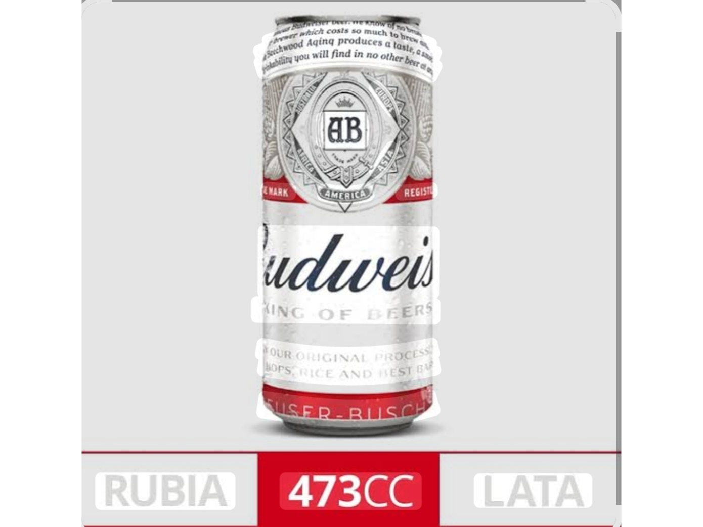 Lata Budweiser