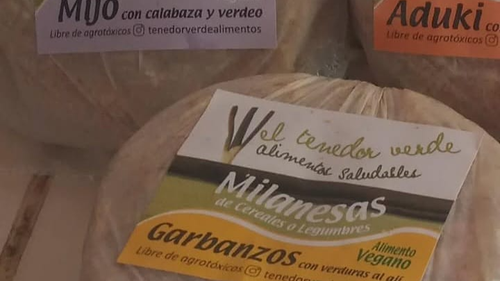 MILANESAS VEGETARIANA TENEDOR VERDE