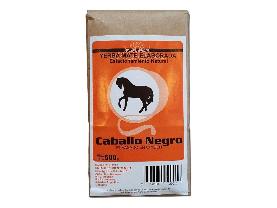 Yerba Mate Caballo Negro (Barbacua)