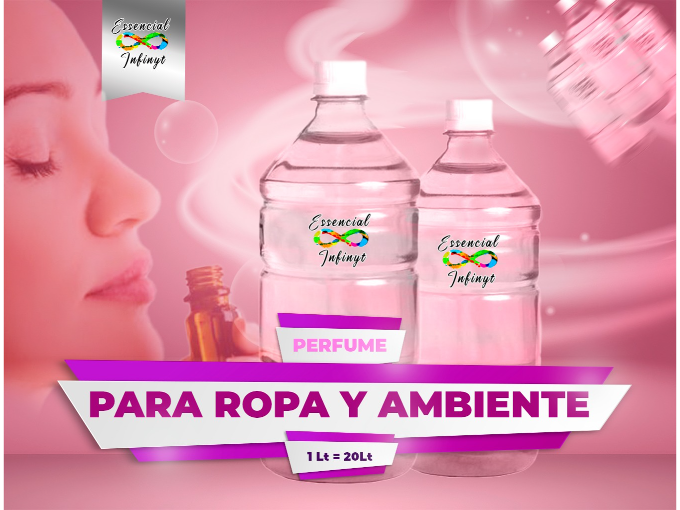 Perfume para ropas y ambiente 1+20