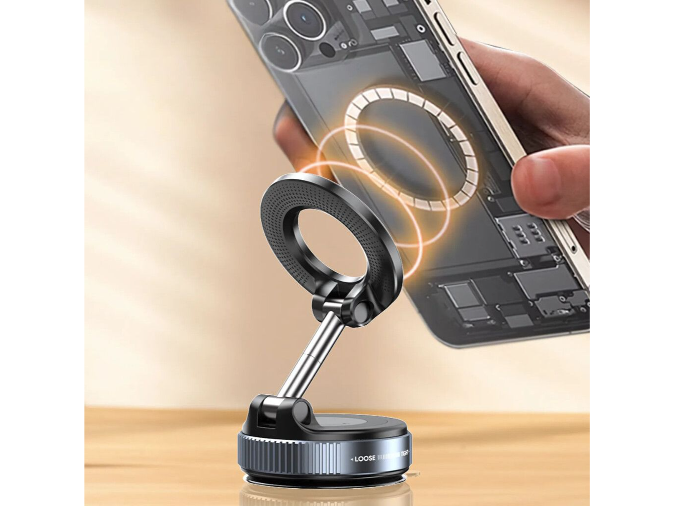 HOLDER AUTO MAGNETICO 360